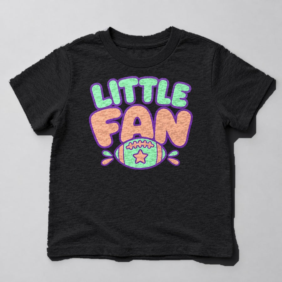 Little Fan Kids T-Shirt in Black