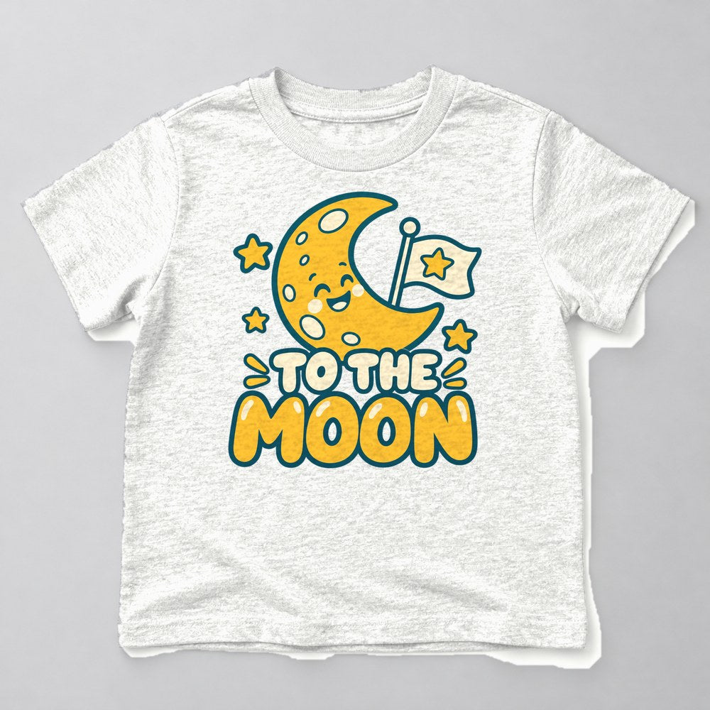 To the Moon Kids T-Shirt in White