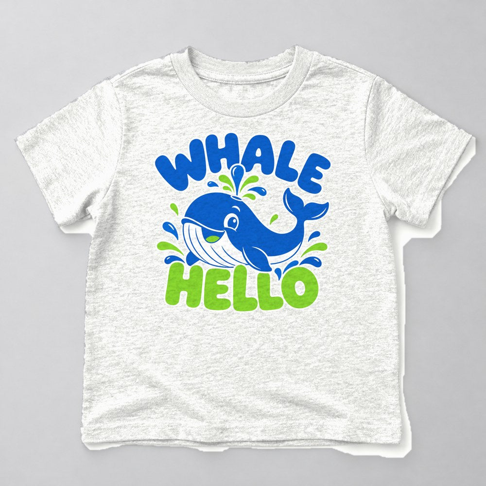 Whale Hello Kids T-Shirt in White