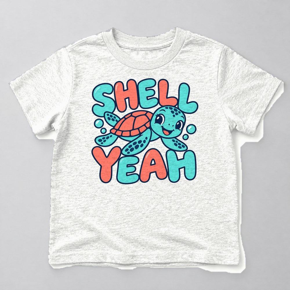 Shell Yeah Kids T-Shirt in White