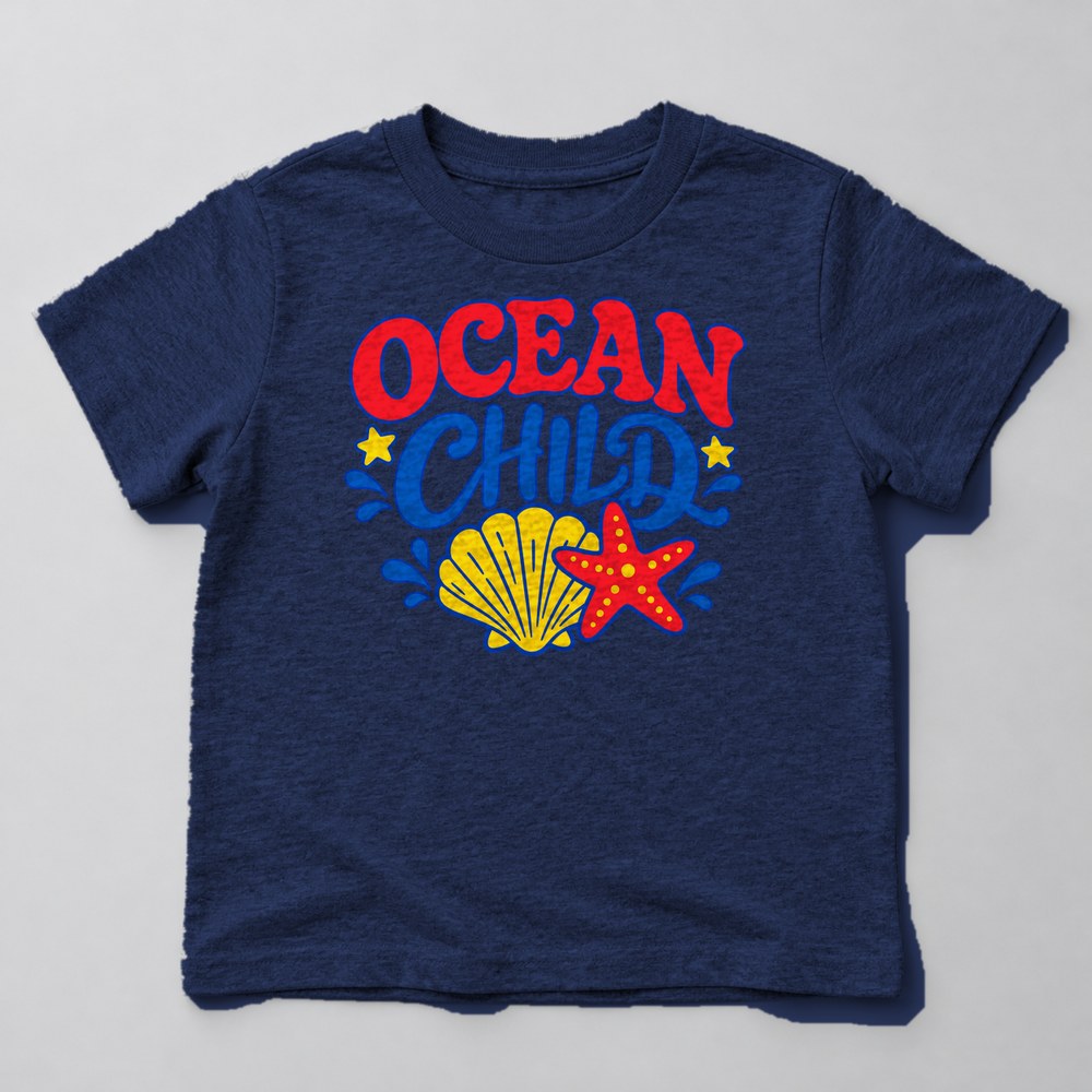 Ocean Child Kids T-Shirt in Navy