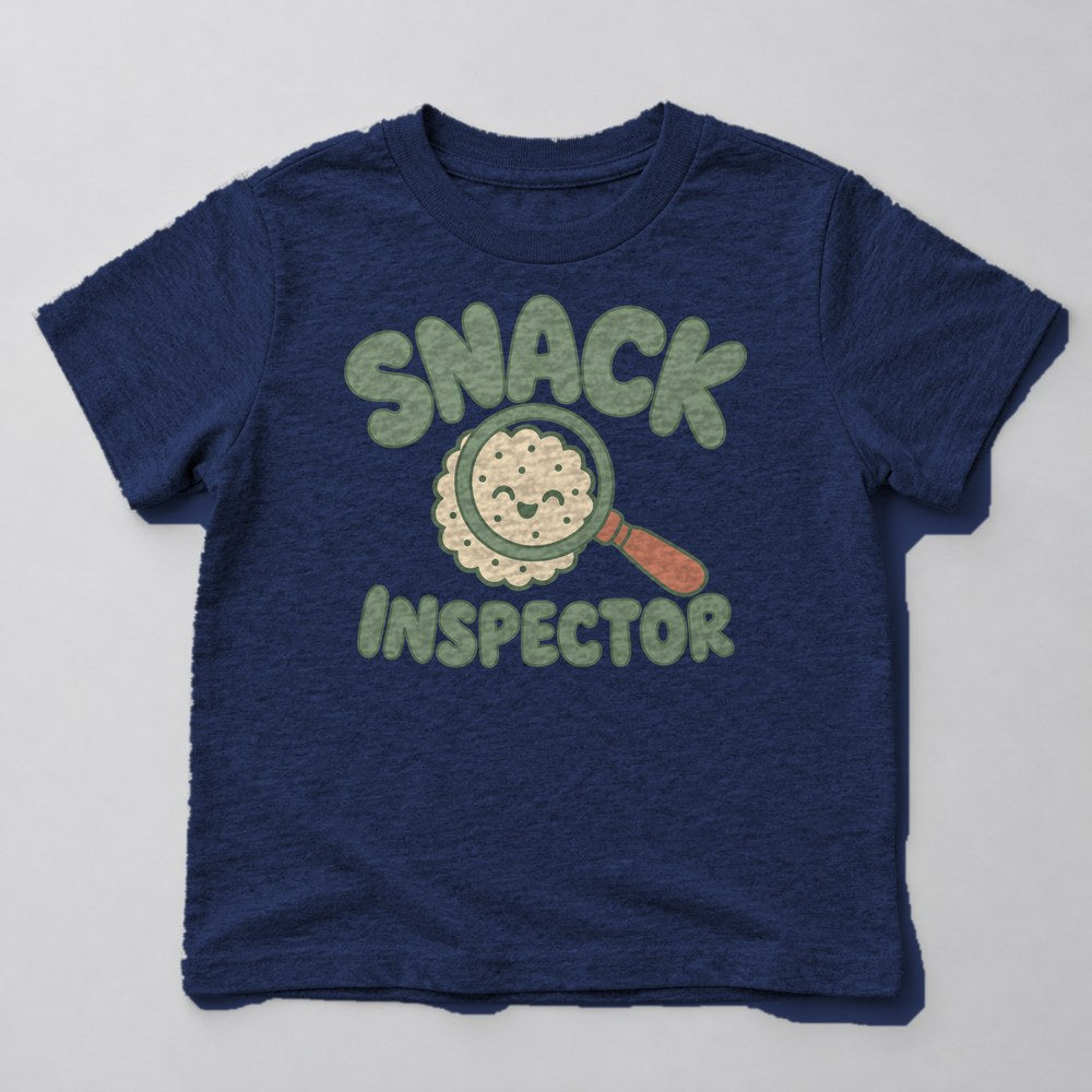 Snack Inspector Kids T-Shirt in Navy