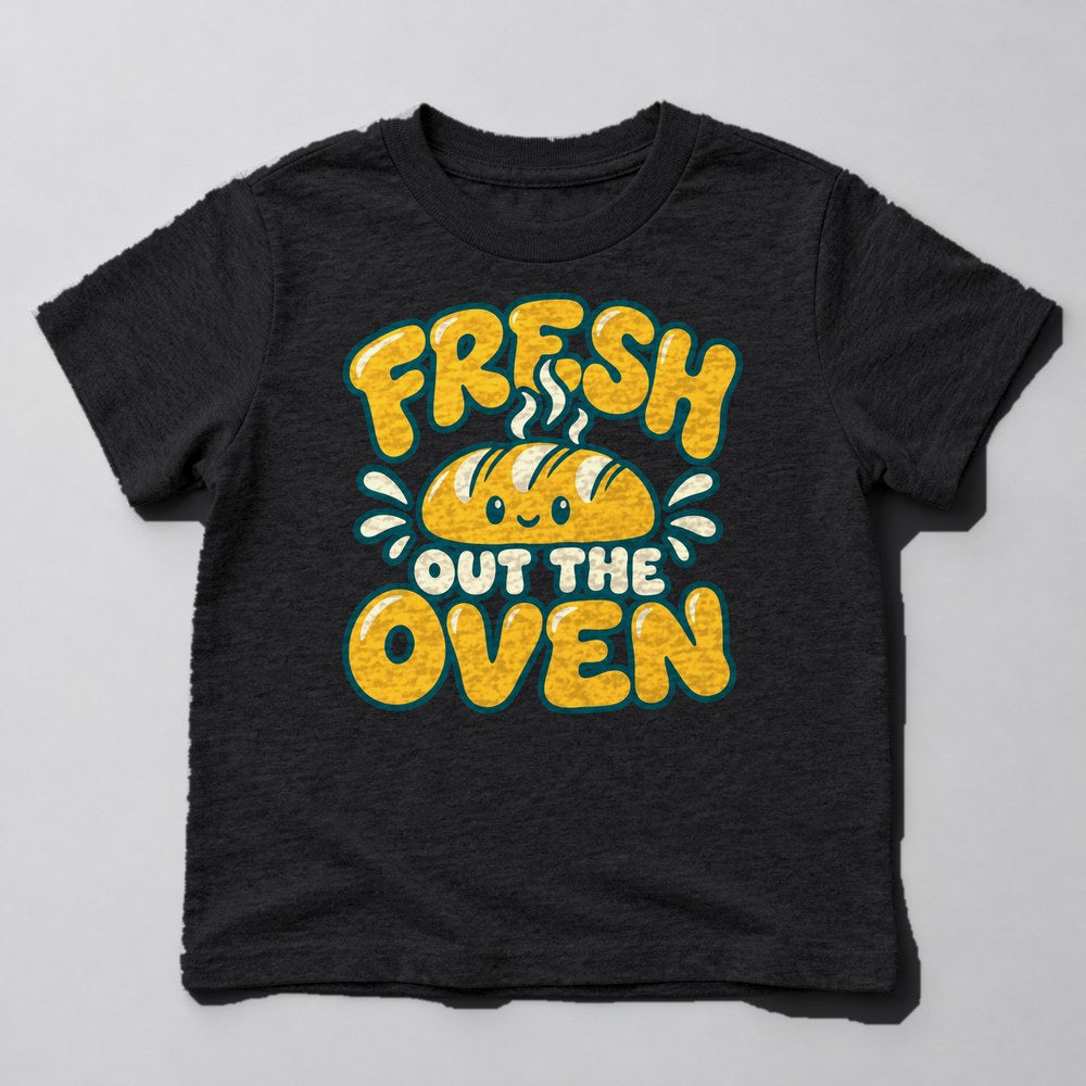 Fresh Out the Oven Kids T-Shirt in Black