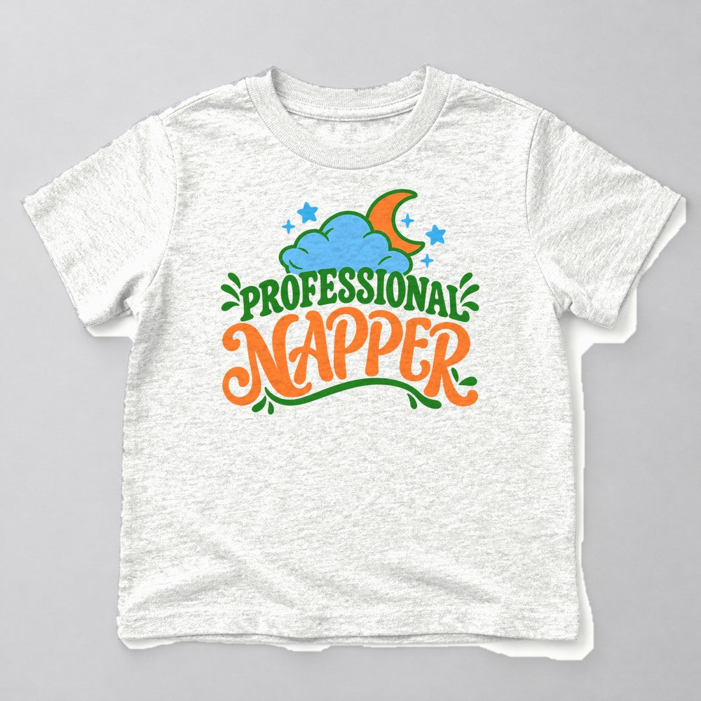 Professional Napper Kids T-Shirt in White