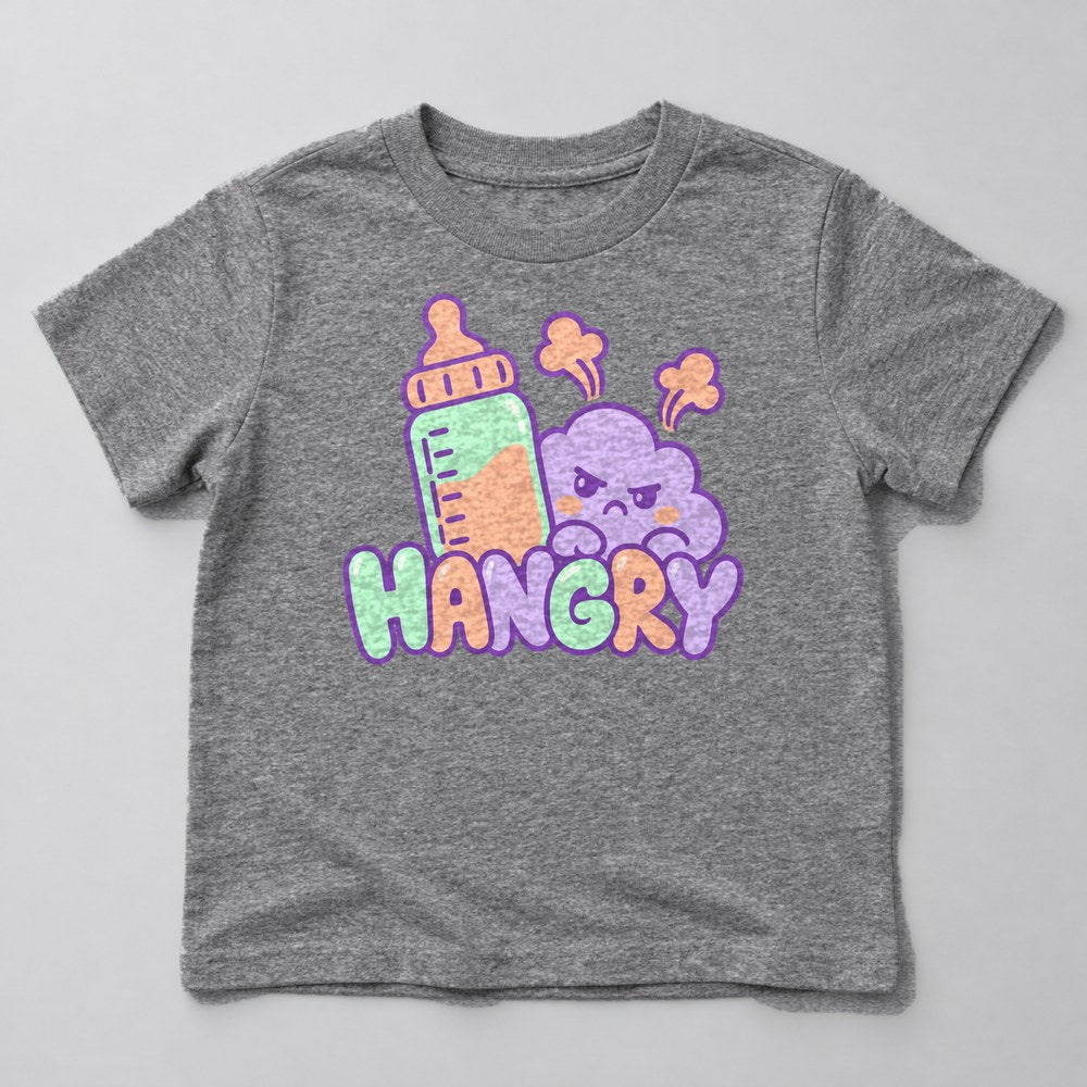 Hangry Kids T-Shirt in Heather Grey