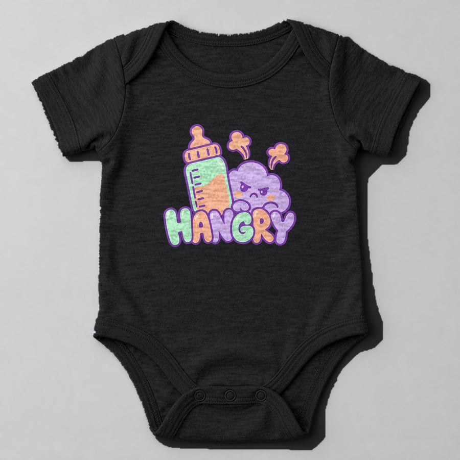 Hangry Baby Onesie in Black