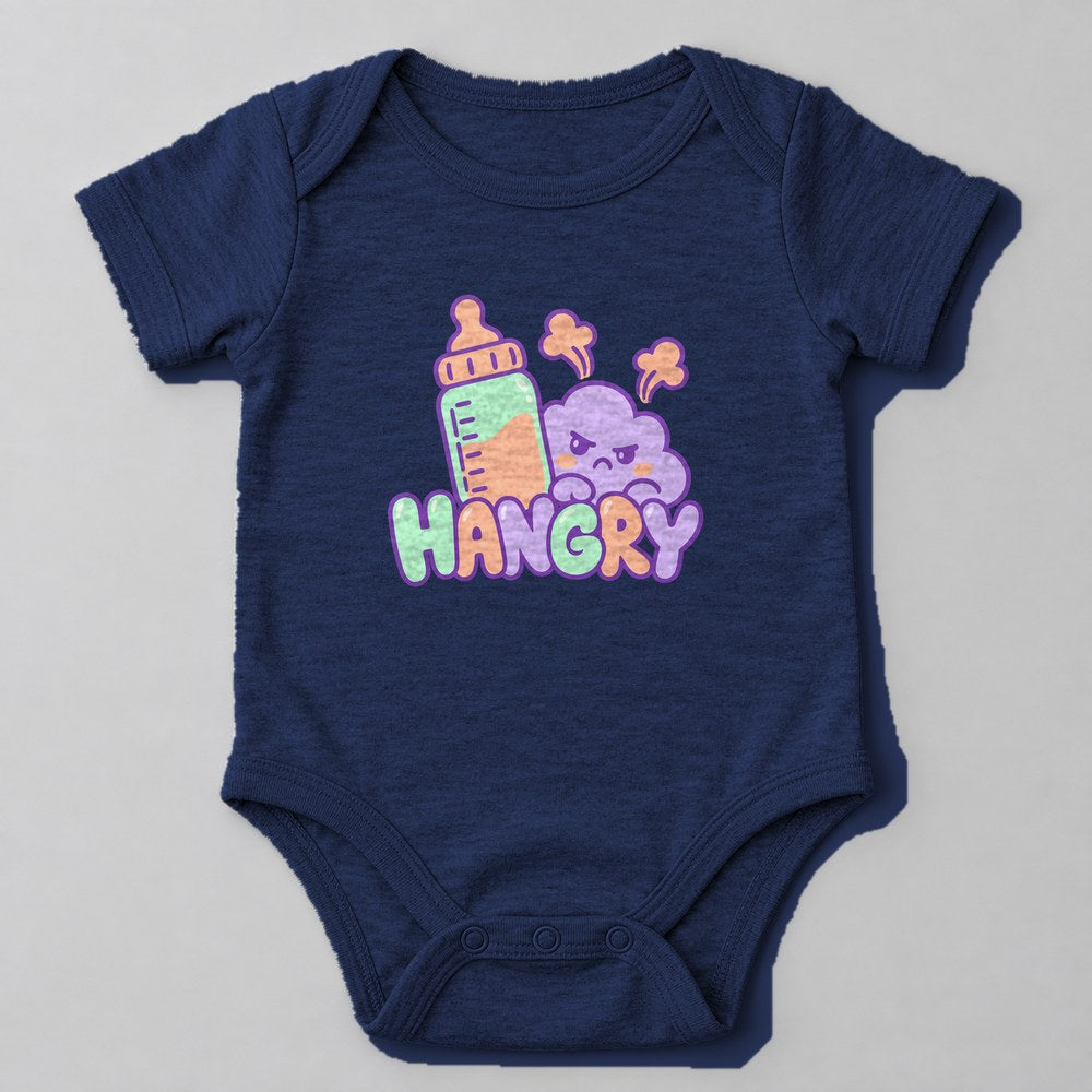 Hangry Baby Onesie in Navy