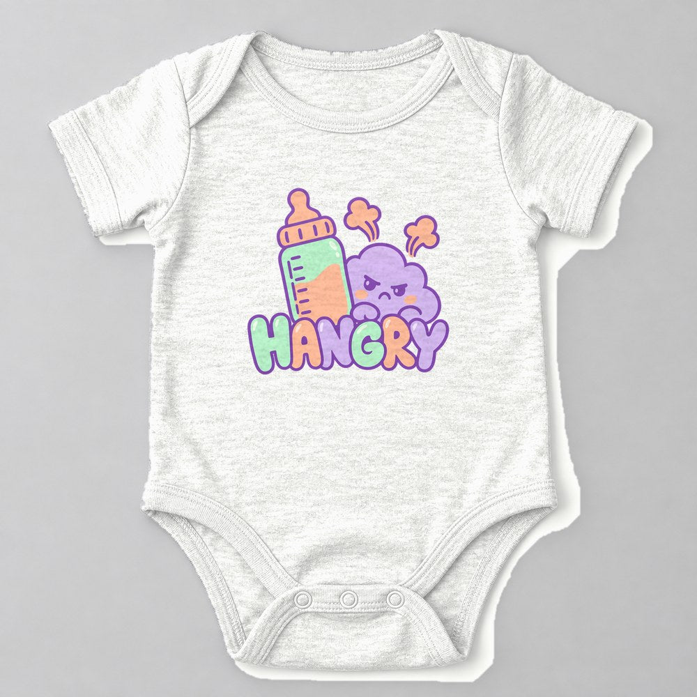 Hangry Baby Onesie in White
