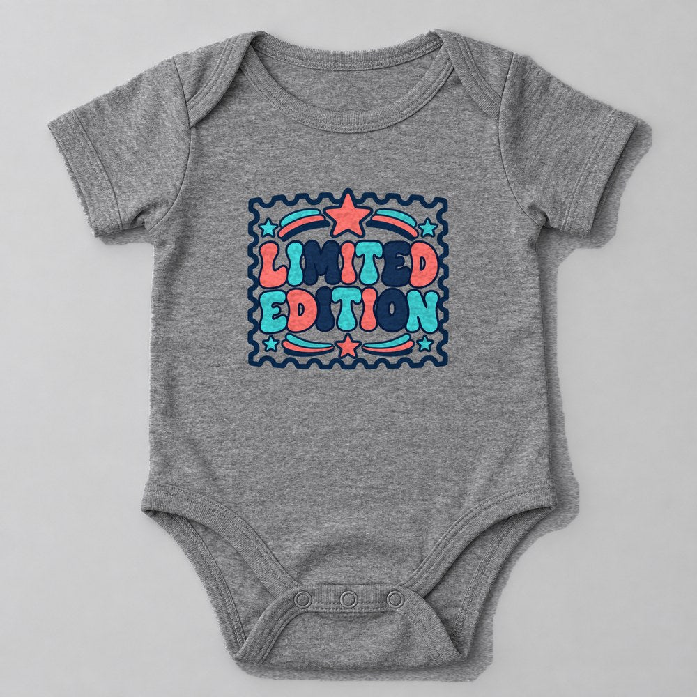 Limited Edition Baby Onesie in Heather Grey