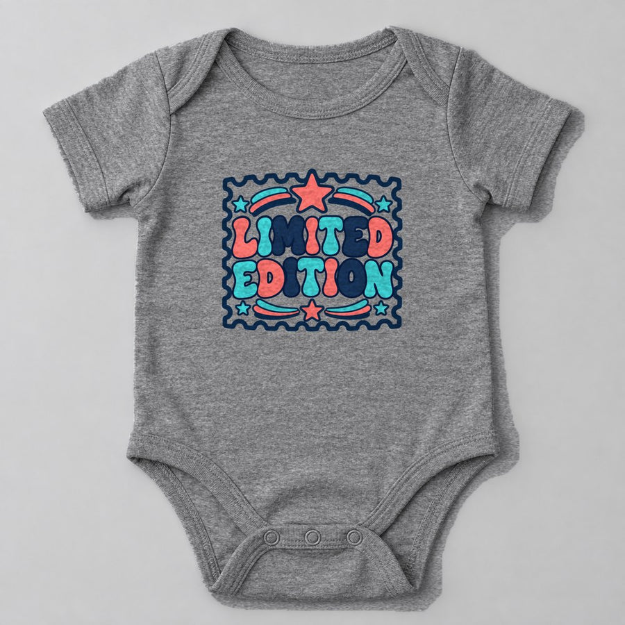 Limited Edition Baby Onesie in Heather Grey