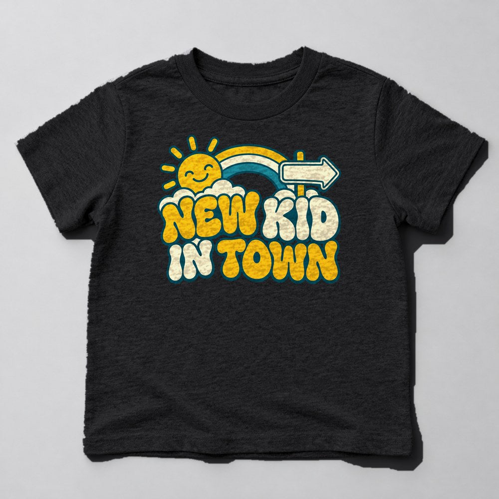 New Kid in Town Kids T-Shirt in Black