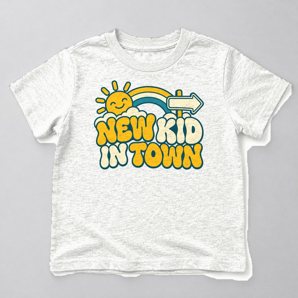 New Kid in Town Kids T-Shirt in White