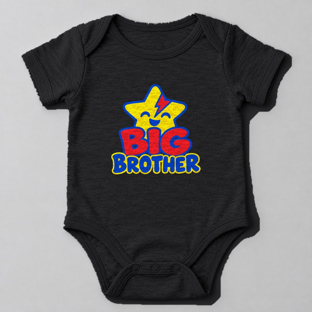 Big Brother Baby Onesie in Black