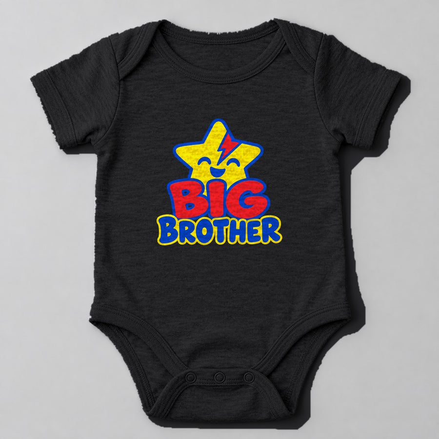 Big Brother Baby Onesie in Black