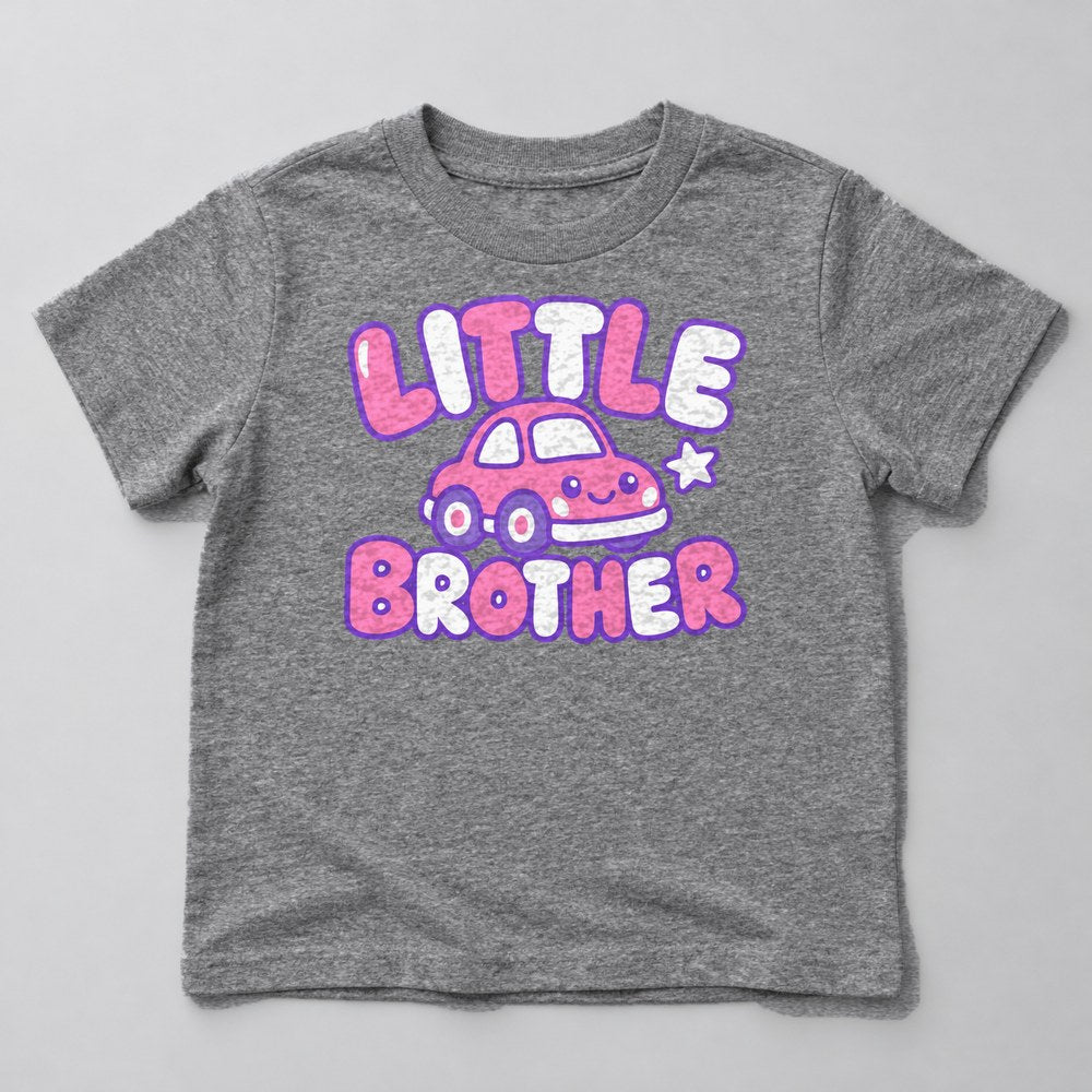 Little Brother Kids T-Shirt in Heather Grey