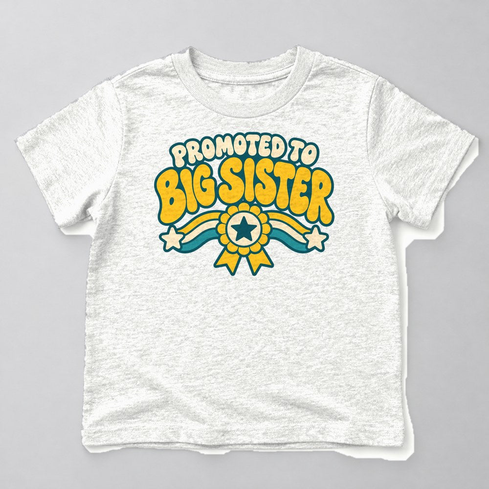 Promoted to Big Sister Kids T-Shirt in White
