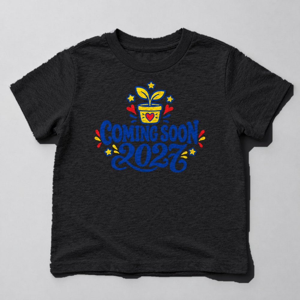 Coming Soon 2027 Kids T-Shirt in Black