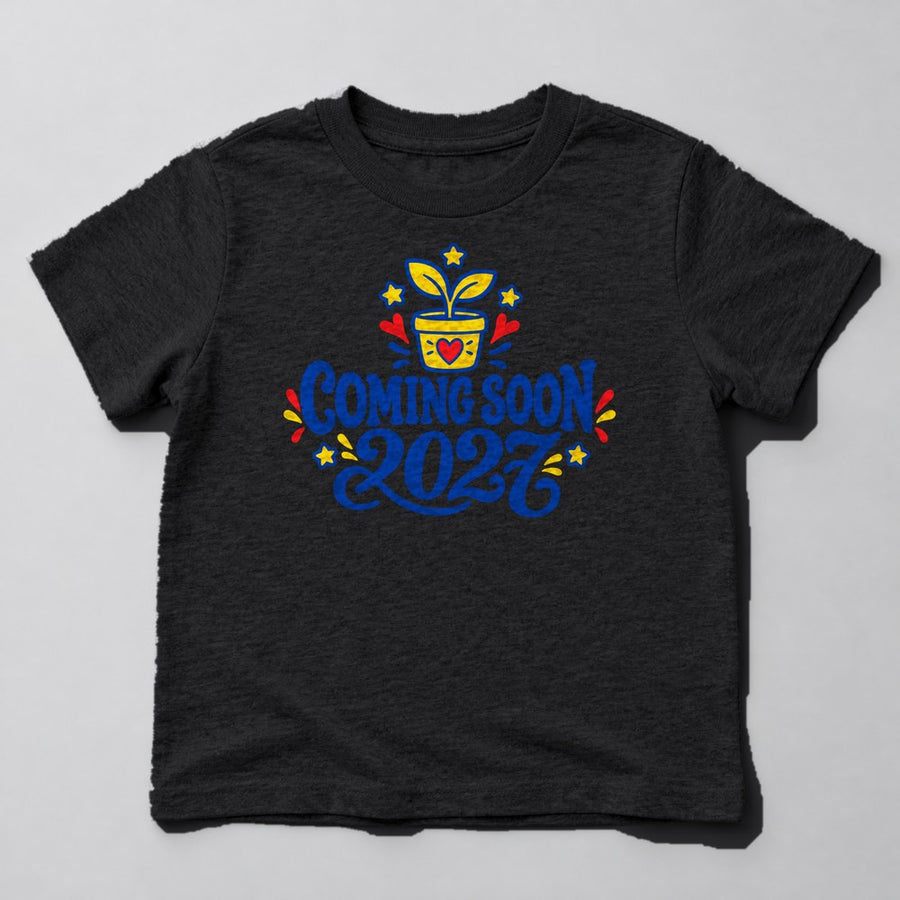 Coming Soon 2027 Kids T-Shirt in Black