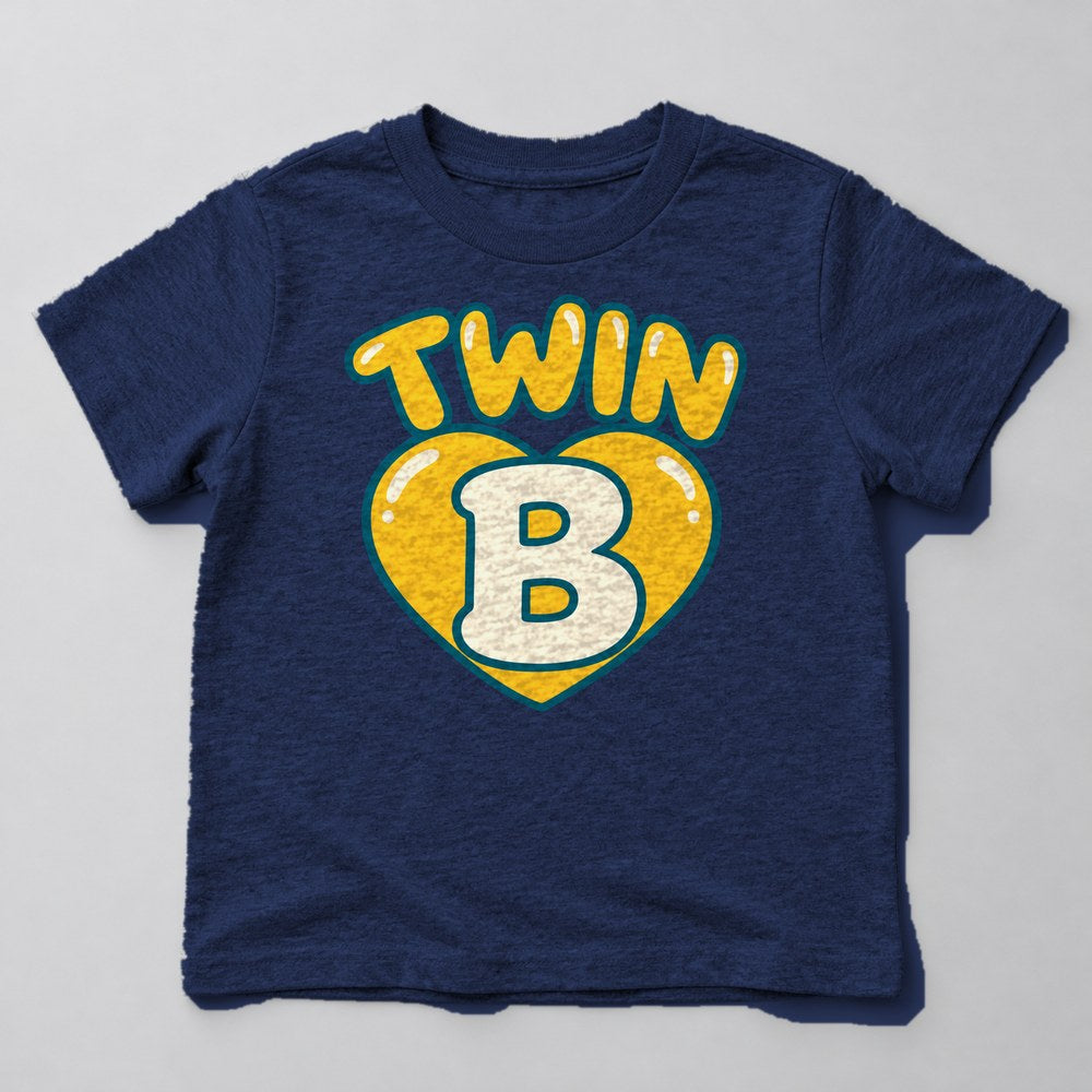 Twin B Kids T-Shirt in Navy