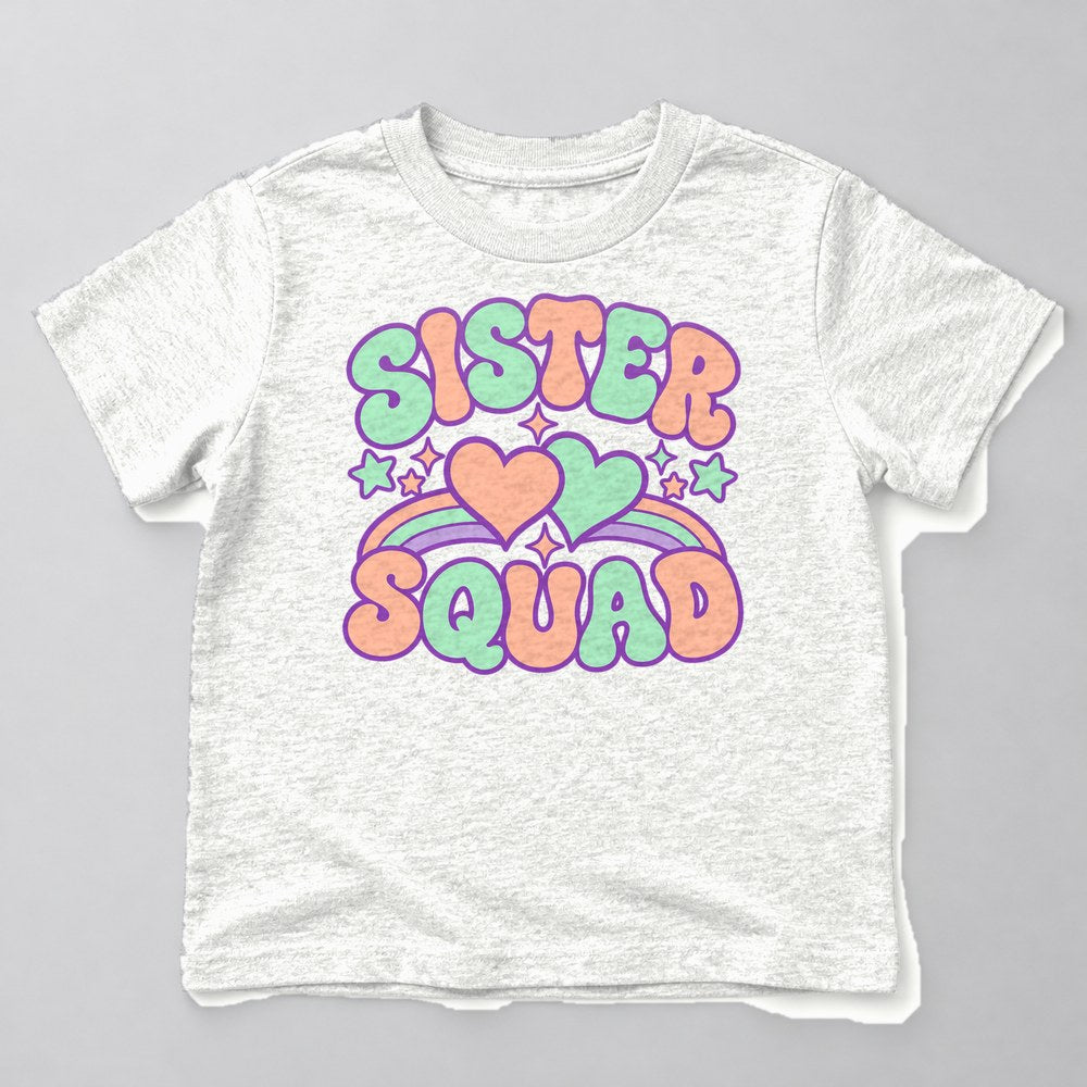 Sister Squad Kids T-Shirt in White