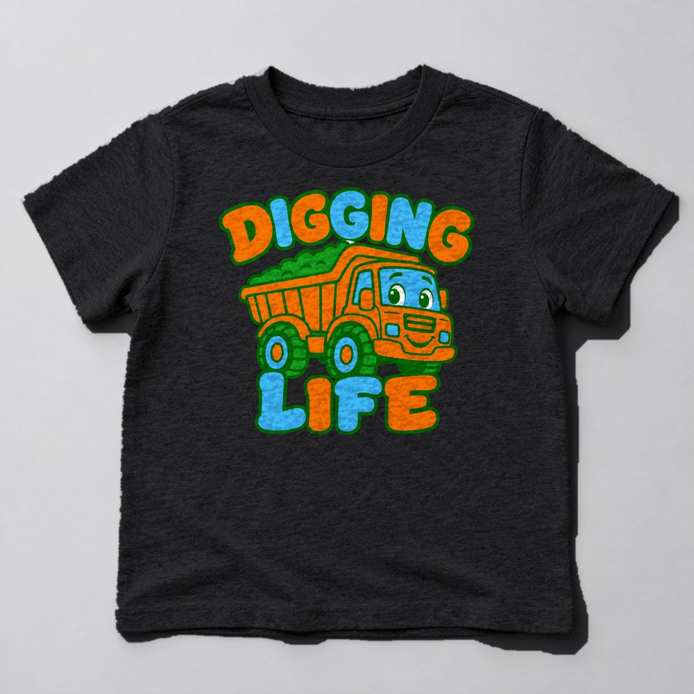 Digging Life Kids T-Shirt in Black