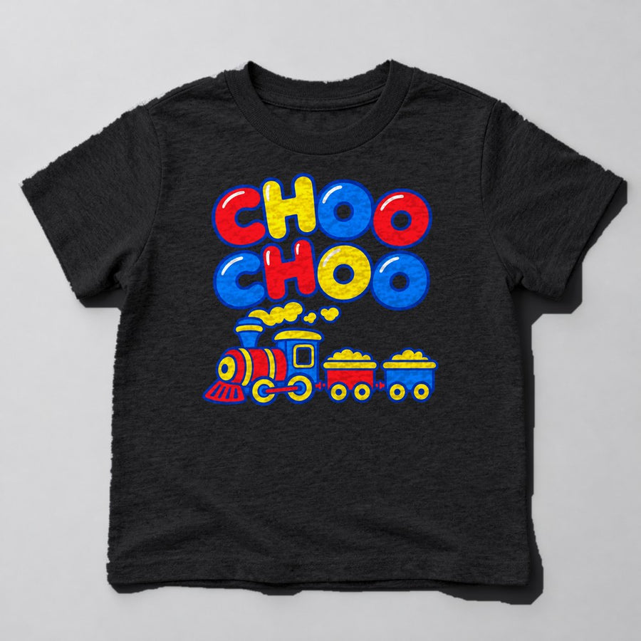 Choo Choo Kids T-Shirt in Black