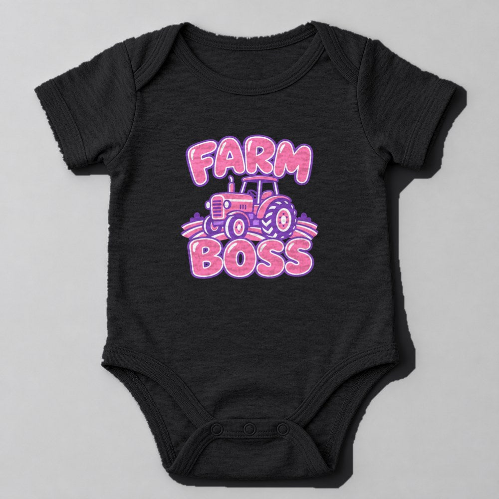 Farm Boss Baby Onesie in Black