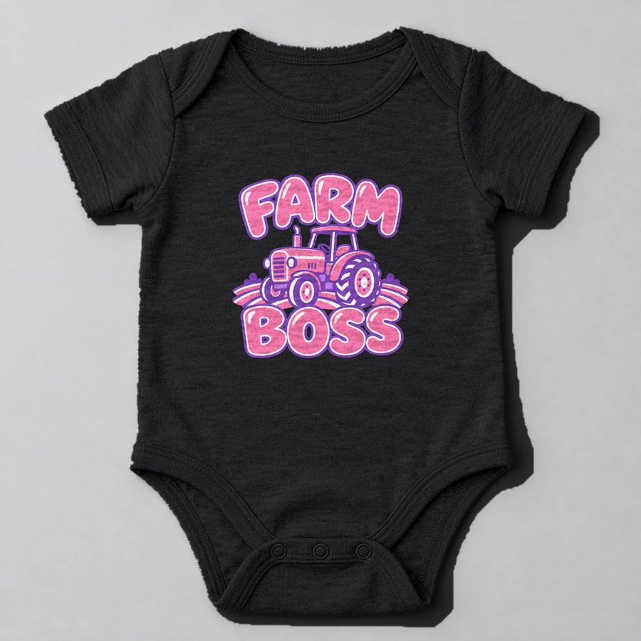Farm Boss Baby Onesie in Black