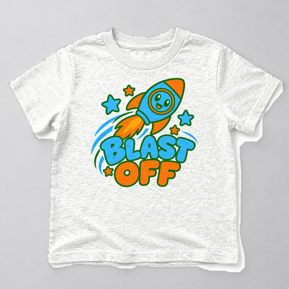 Blast Off Kids T-Shirt in White