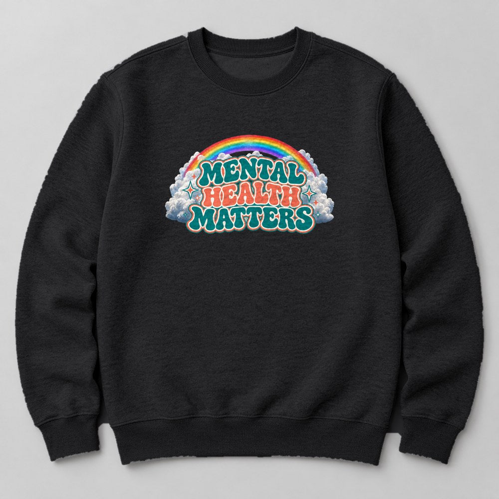 Mental Health Matters Sweatshirt in Black