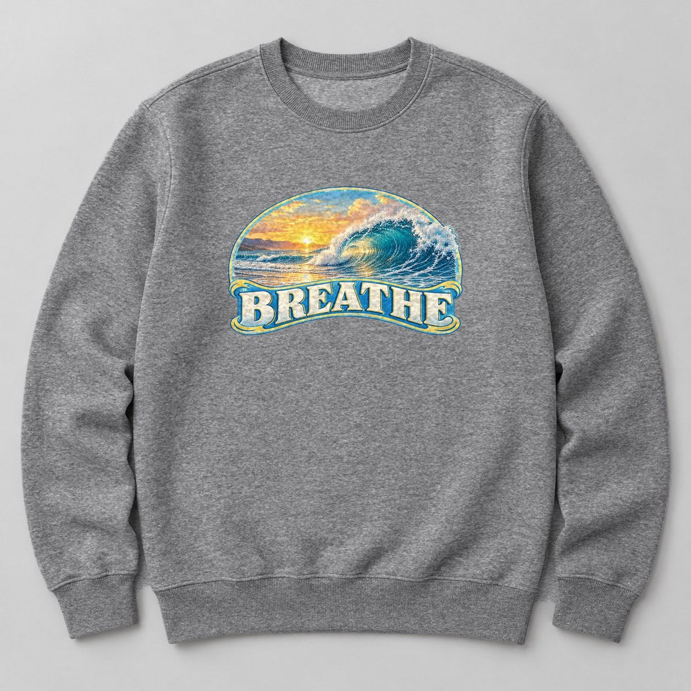 Breathe Sweatshirt in Heather Grey