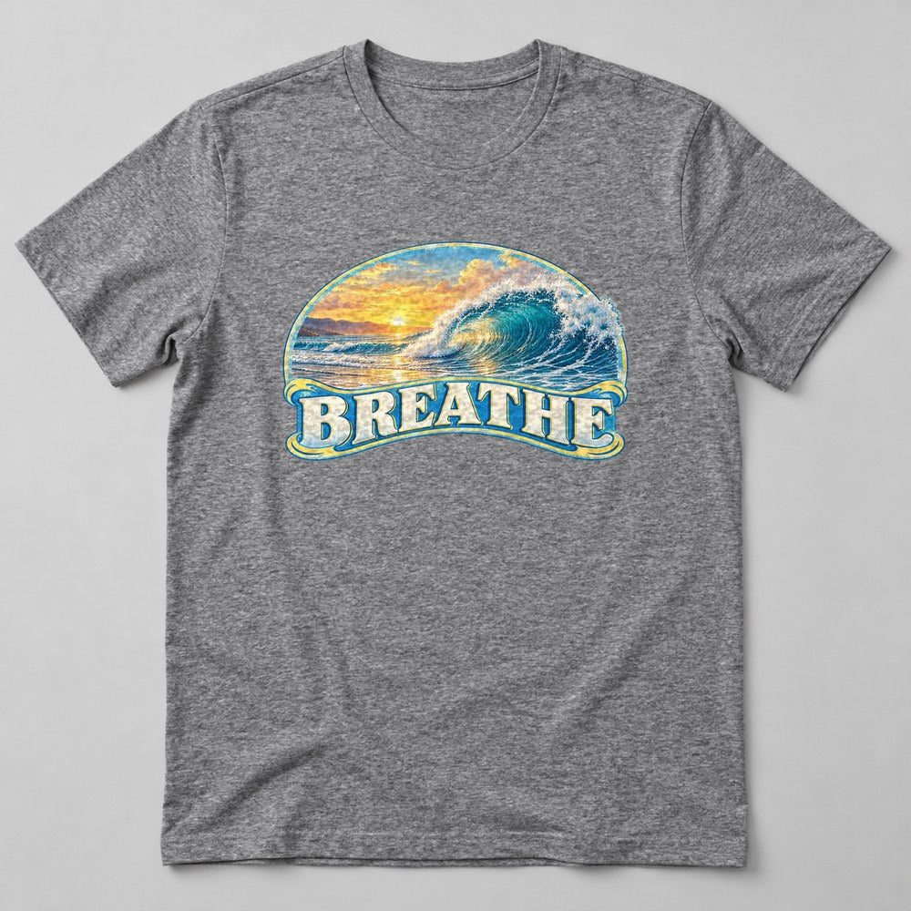 Breathe T-Shirt in Heather Grey