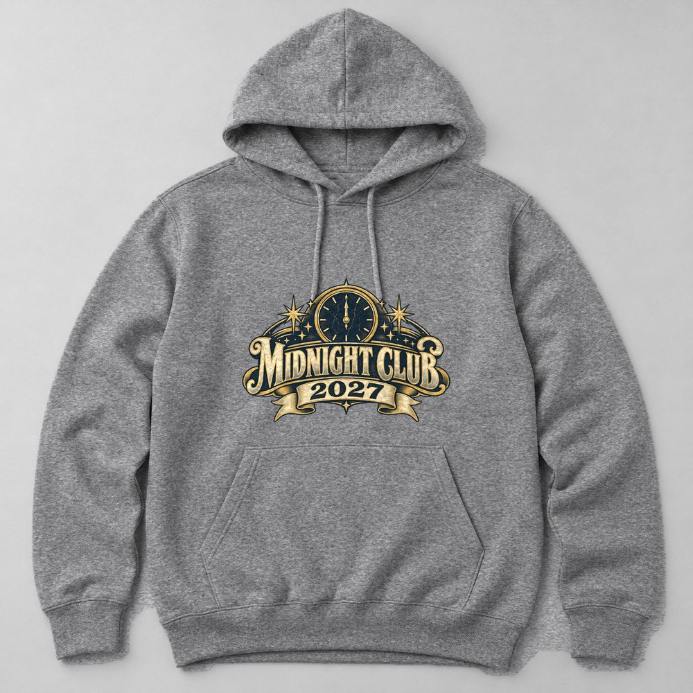 Midnight Club 2027 Hoodie in Heather Grey