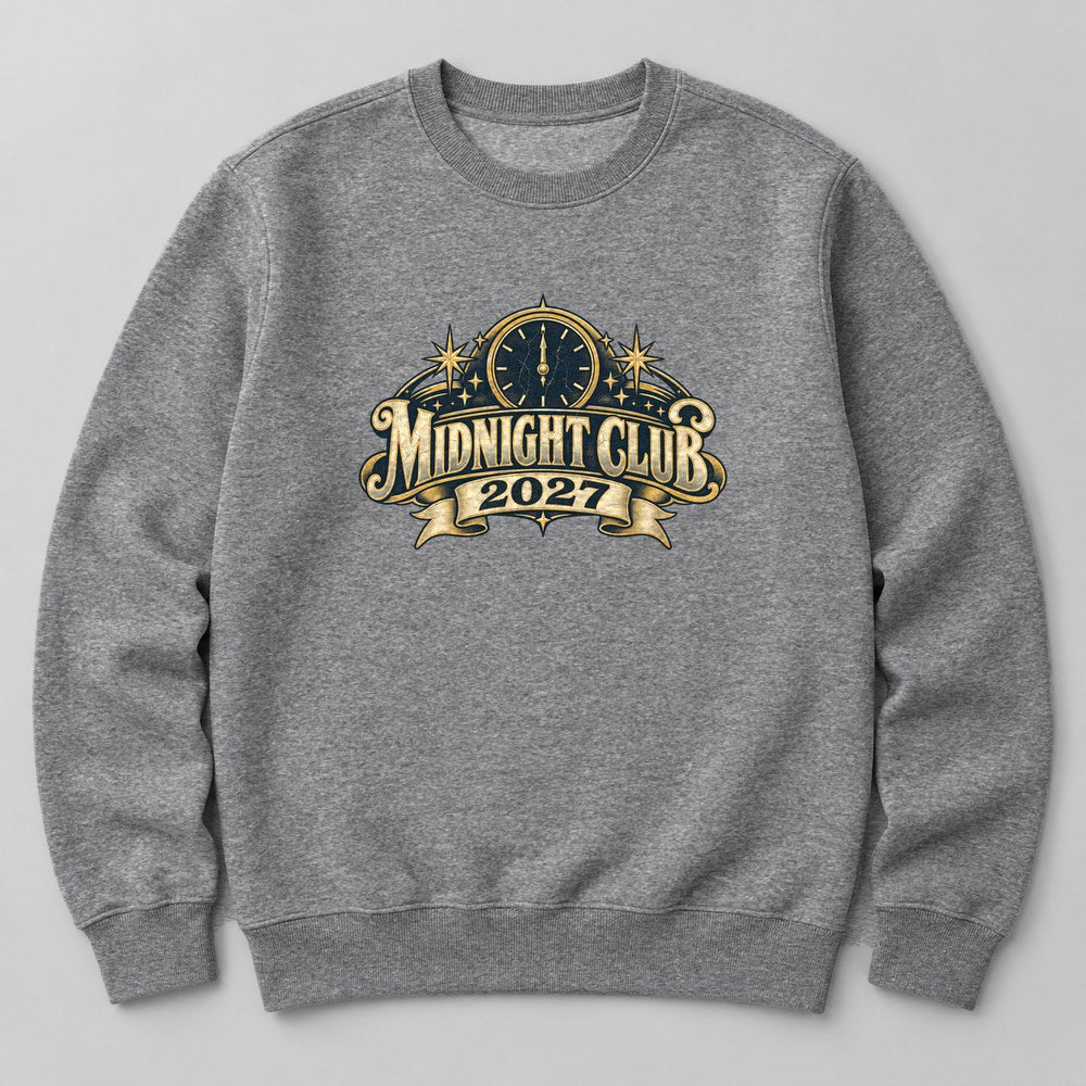 Midnight Club 2027 Sweatshirt in Heather Grey