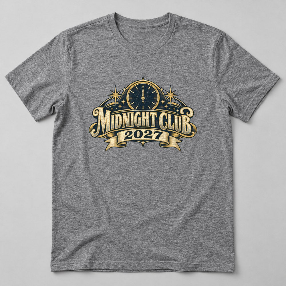 Midnight Club 2027 T-Shirt in Heather Grey