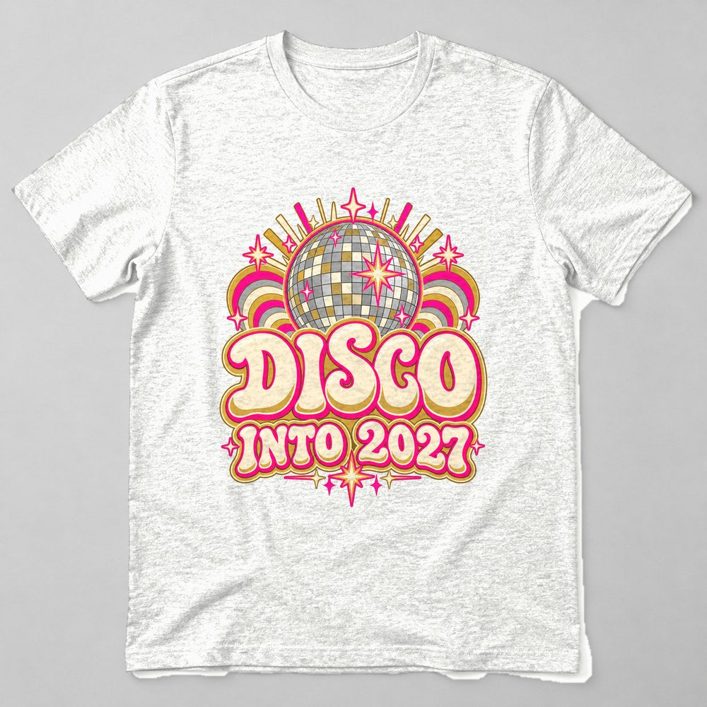 Disco Into 2027 T-Shirt in White