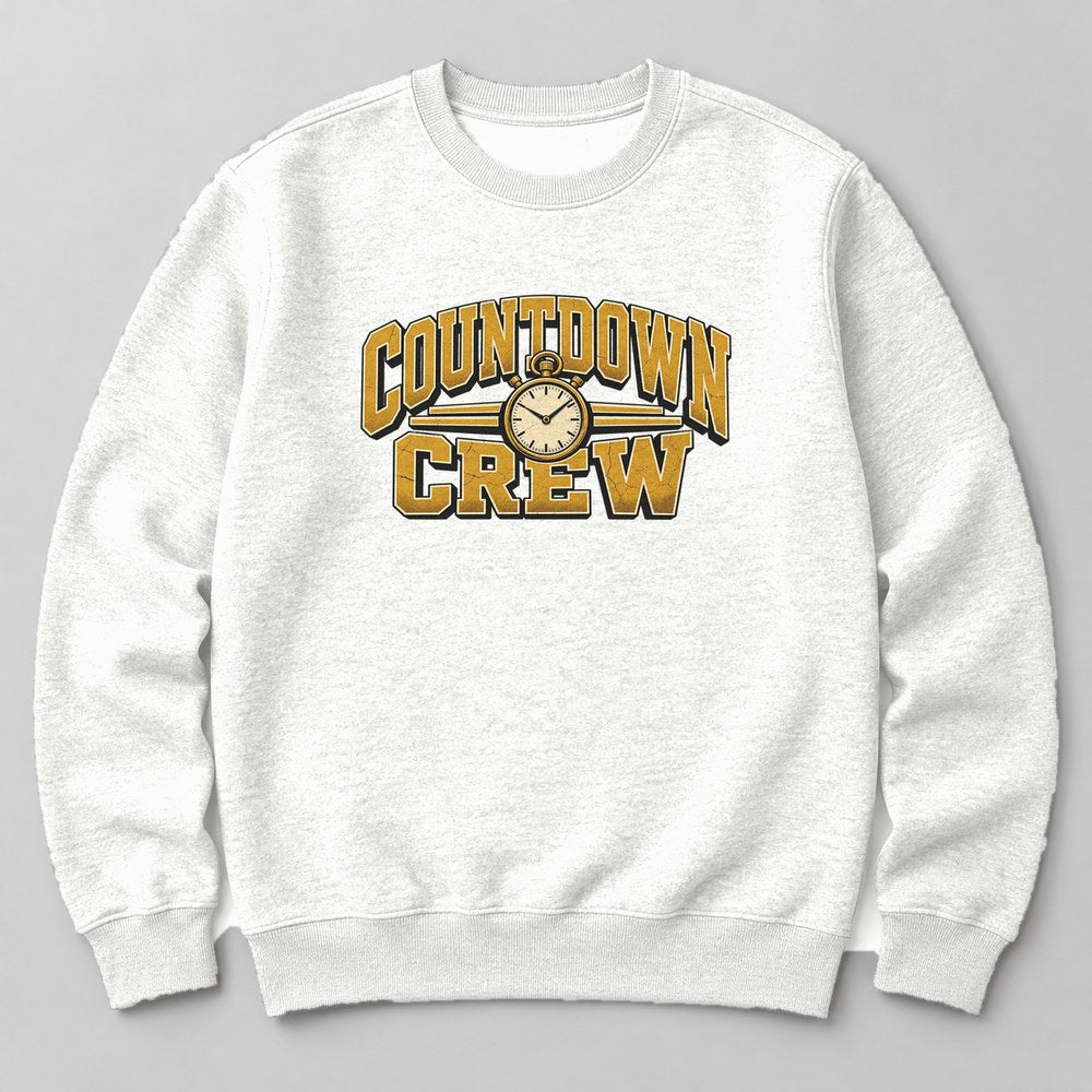 Countdown Crew Sweatshirt in White