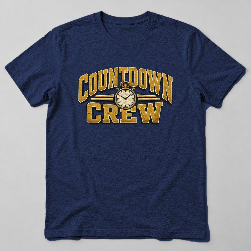 Countdown Crew T-Shirt in Navy