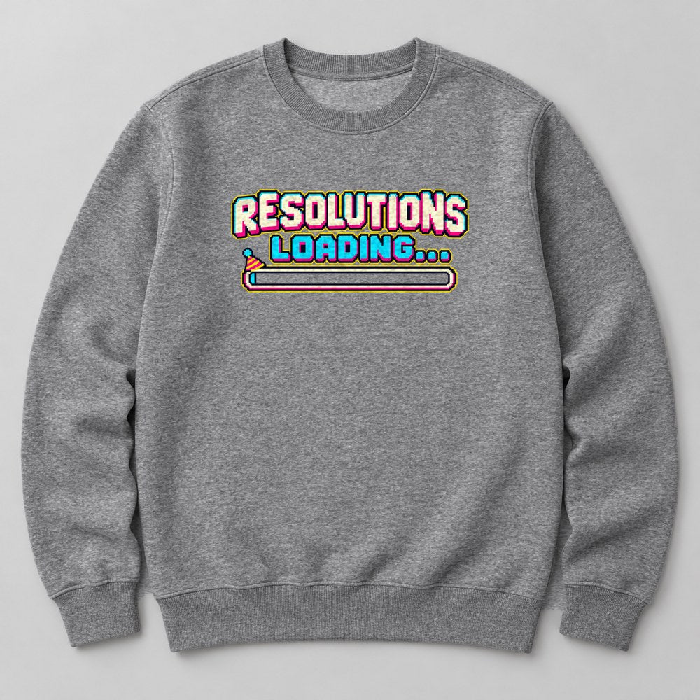 Resolutions Loading... Sweatshirt in Heather Grey
