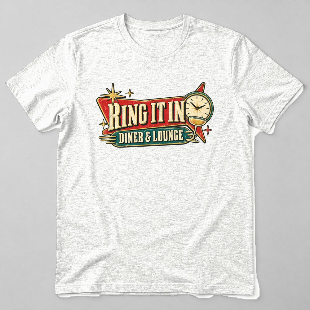 Ring It in Diner & Lounge T-Shirt in White