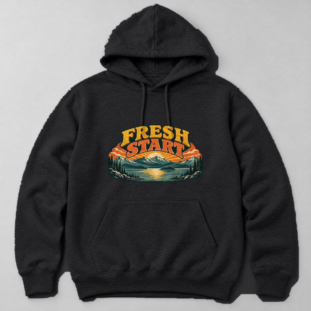 Fresh Start Hoodie in Black