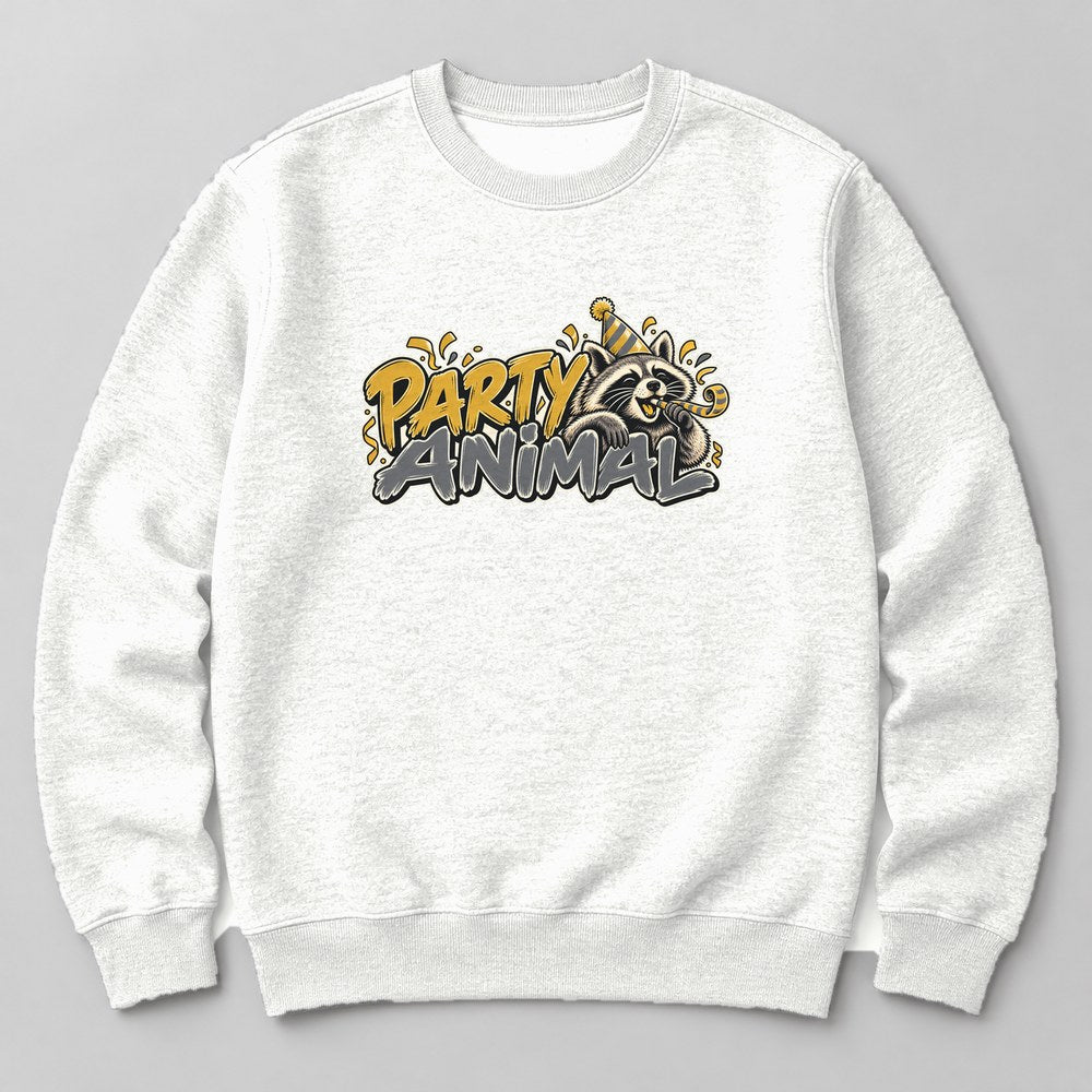 Party Animal Sweatshirt in White