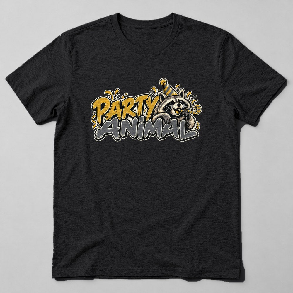 Party Animal T-Shirt in Black