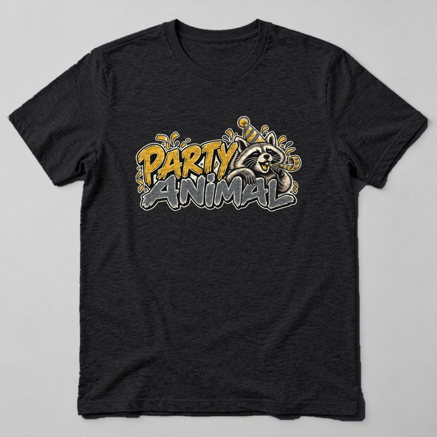 Party Animal T-Shirt in Black