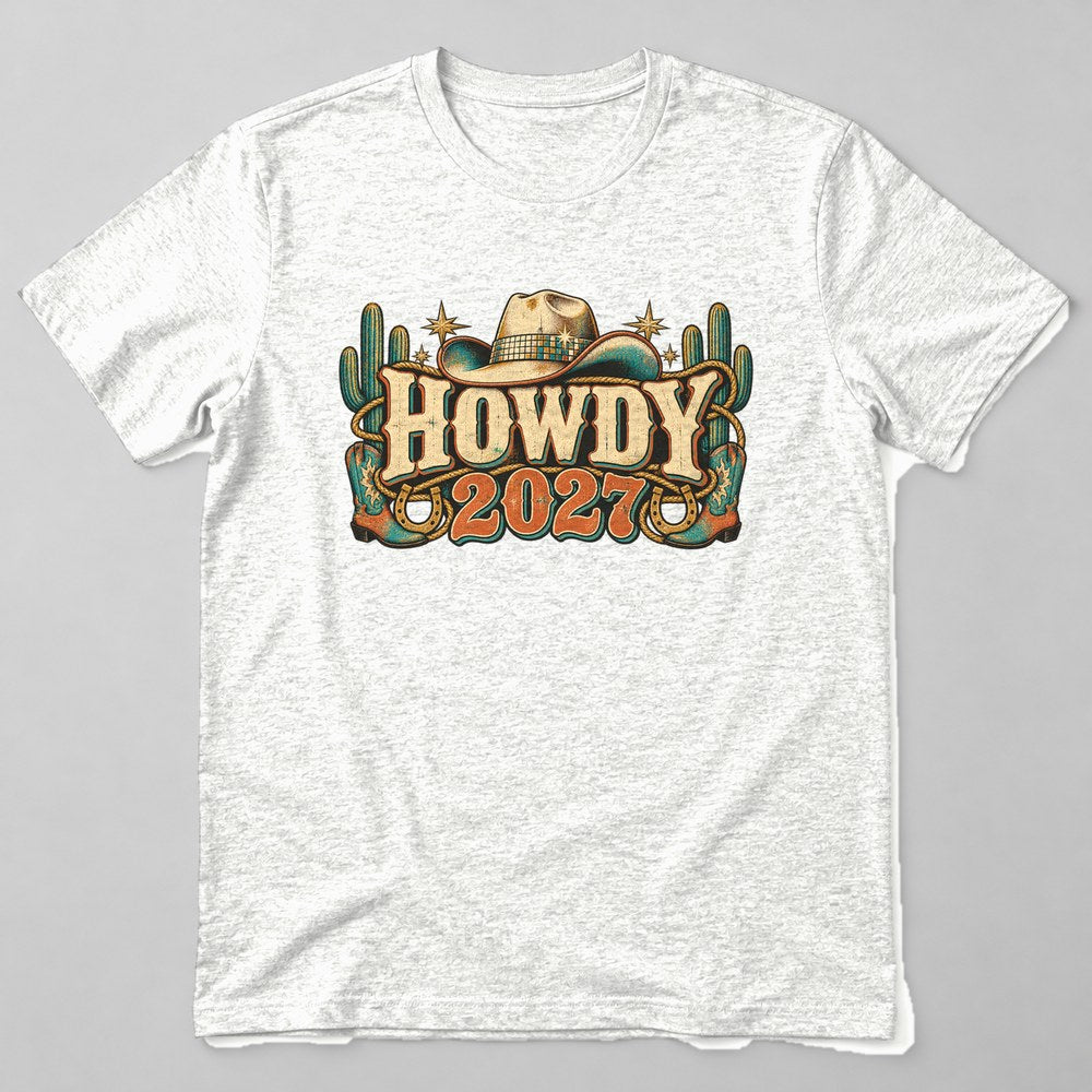 Howdy 2027 T-Shirt in White