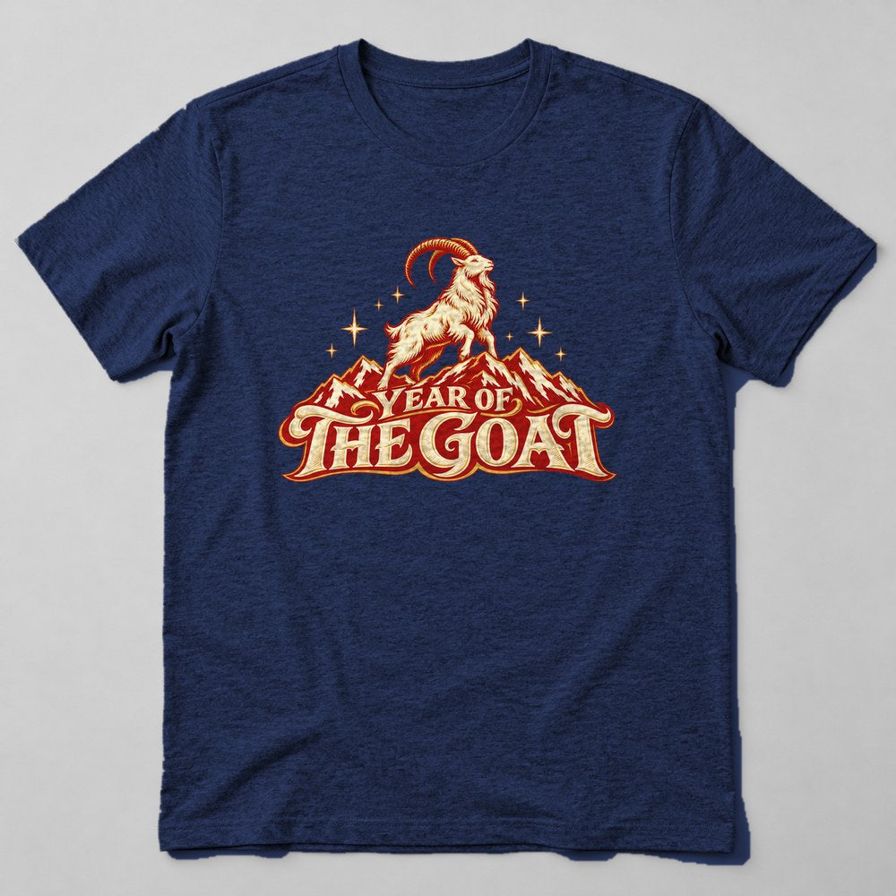 Year of the Goat T-Shirt in Navy