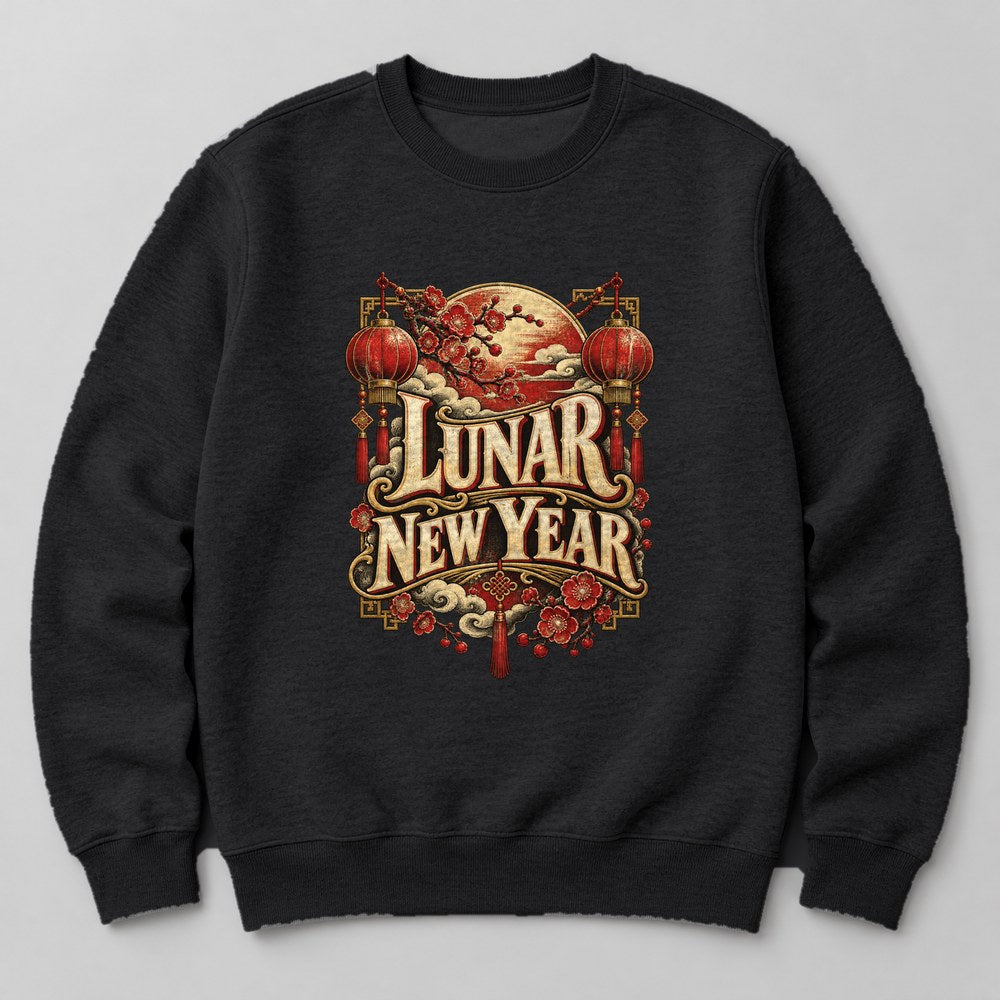 Lunar New Year Sweatshirt in Black