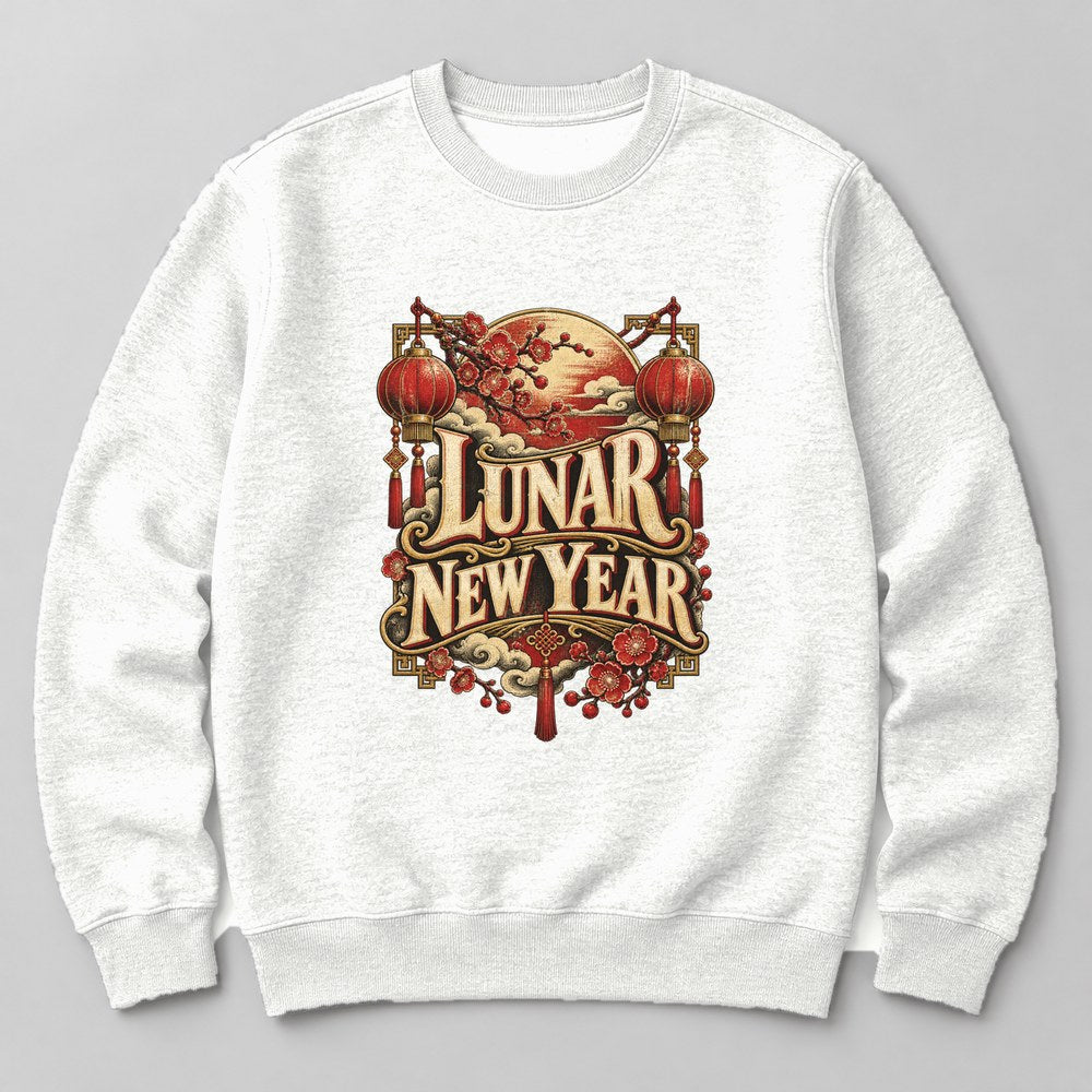 Lunar New Year Sweatshirt in White