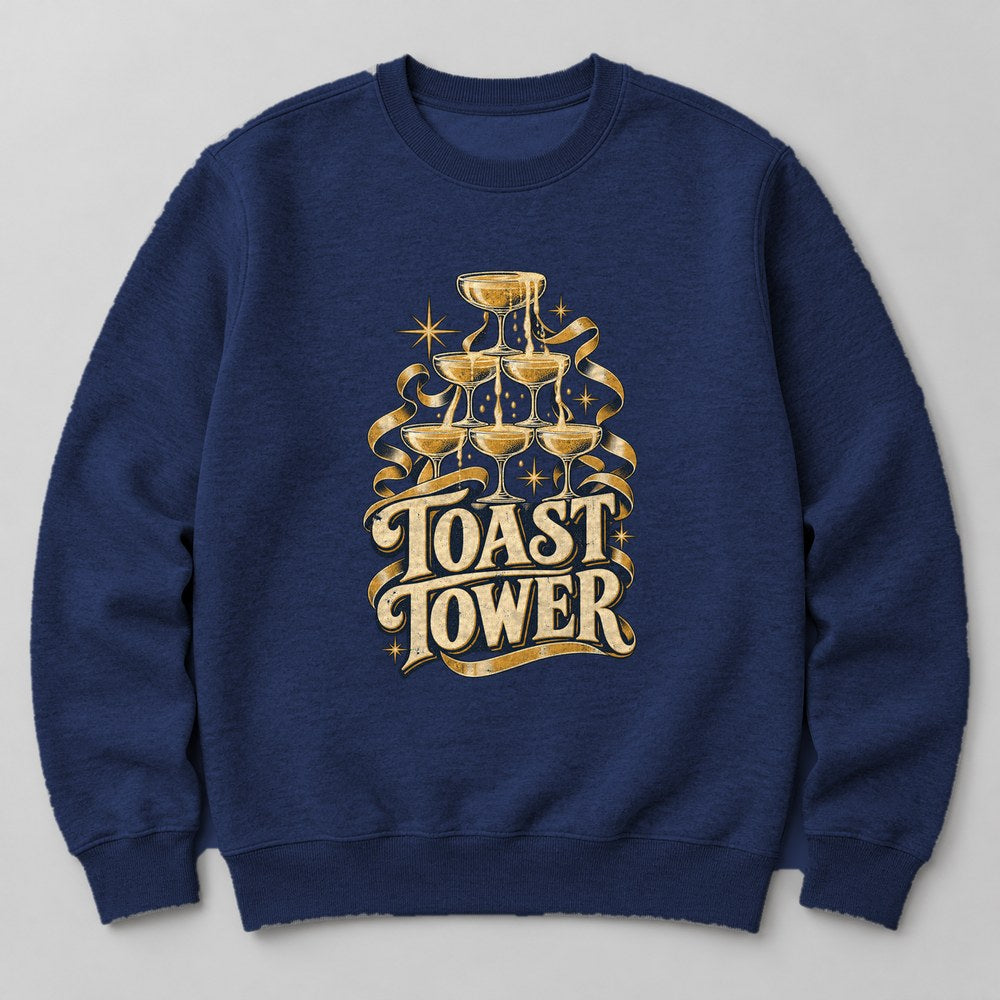Toast Tower Sweatshirt in Navy