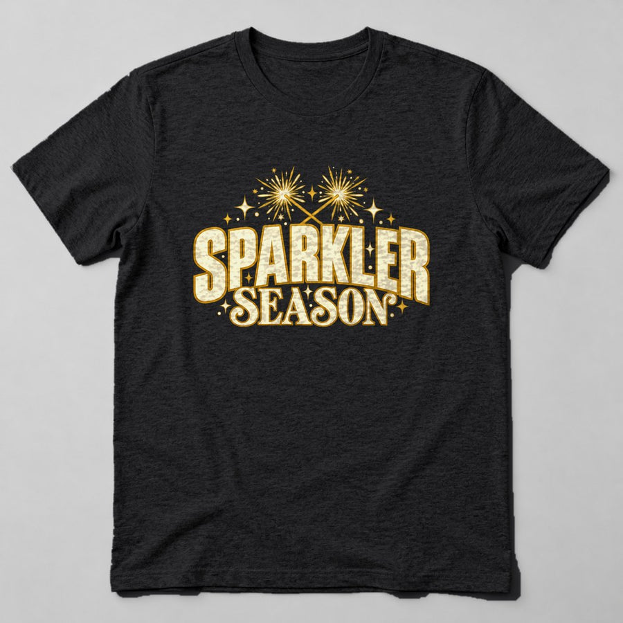 Sparkler Season T-Shirt in Black
